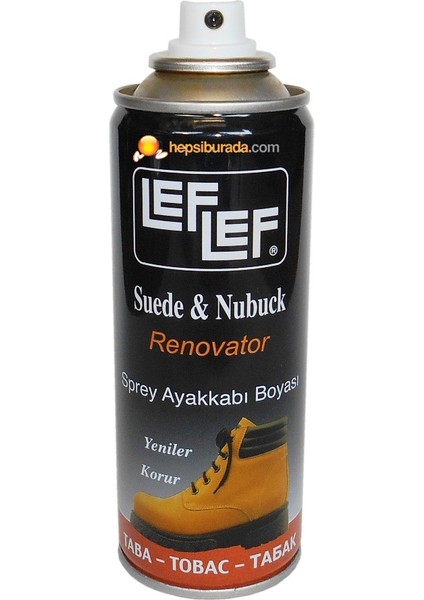 Nuri Leflef Süet Nubuk Boyası Sprey 200 ml Taba