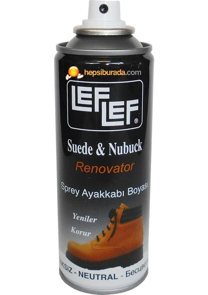 Nuri Leflef Süet Nubuk Boyası Sprey 200 ml Renksiz