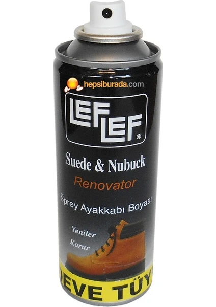 Nuri Leflef Süet Nubuk Boyası Sprey 200 ml TABA