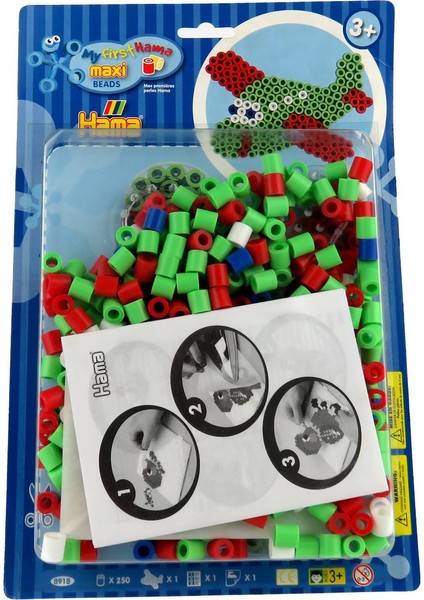 Hama Maxi - Uçak - 250 boncuk - 8918