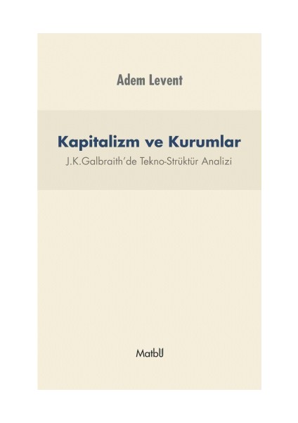 Kapitalizm Ve Kurumlar