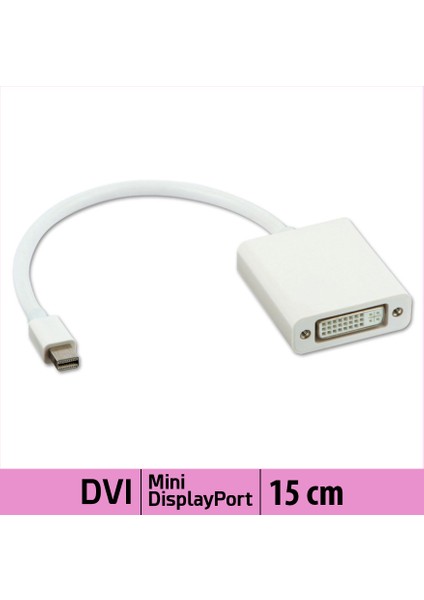 Mini Display Port to DVI Kablo - 15CM