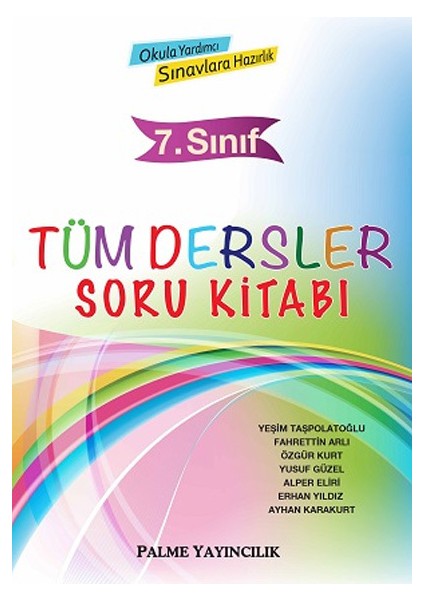 Palme Yayıncılık 7. Sınıf Tüm Dersler Soru Kitabı