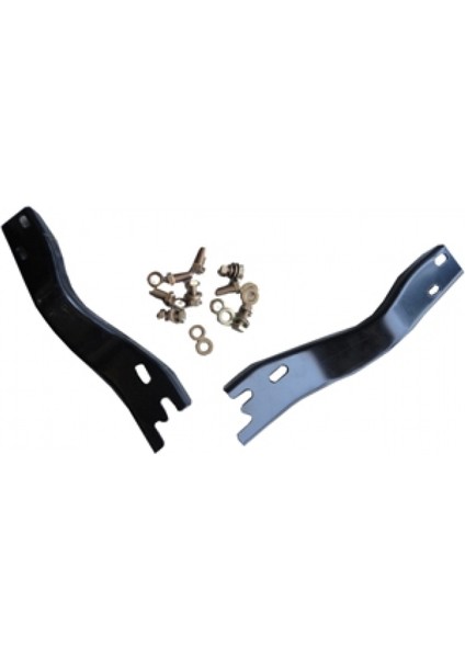 TATA TELCOLINE- PICK UP- 00/09 ARKA TAMPON NİKELAJLI (ALTI OVAL)(BAĞLANTI BRAKETLERİ İLE)
