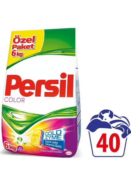 Konsantre Matik Çamaşır Deterjanı Color 6 kg