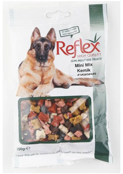 Semi Moist Mini Mix Kemik Köpek Ödül Maması 150 Gr