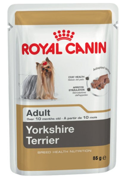 Yorkshire Terrier Adult Pouch Yetişkin Köpekler İçin Konserve 85 Gr