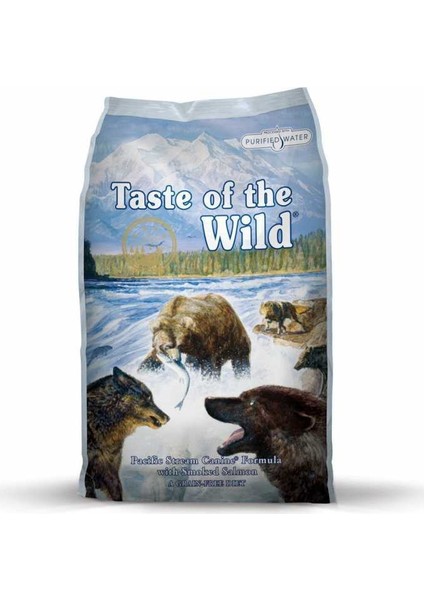 Taste Of The Wild Pacific Stream Canine Formula Somon Fümeli Tahılsız Yetişkin Köpek Maması 12.2 Kg