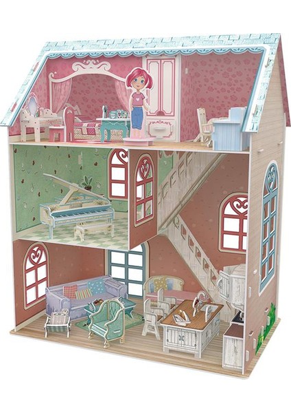 3D Puzzle 105 Parça Piyanistin Evi