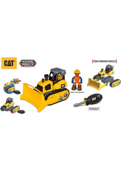 Küçük Operatör Sök Tak Araçlar Bulldozer İş Makinesi