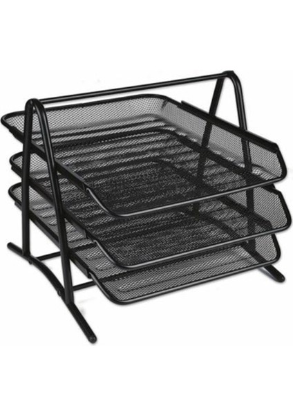 Ek-Evr03 Evrak Rafı File 3Lü Siyah