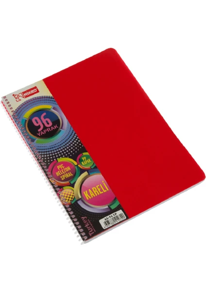 A4 Pp Kapak Defter 96 Yp Kareli