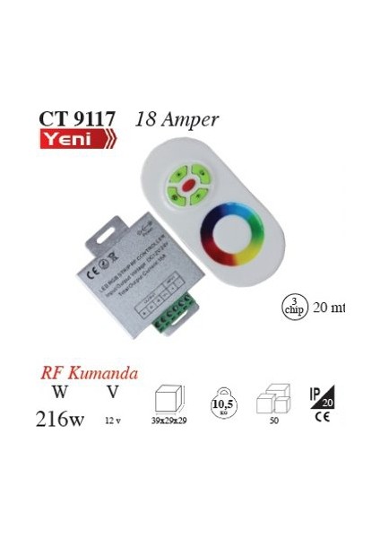 Rgb Kumanda Modülü Optik Profesyonel