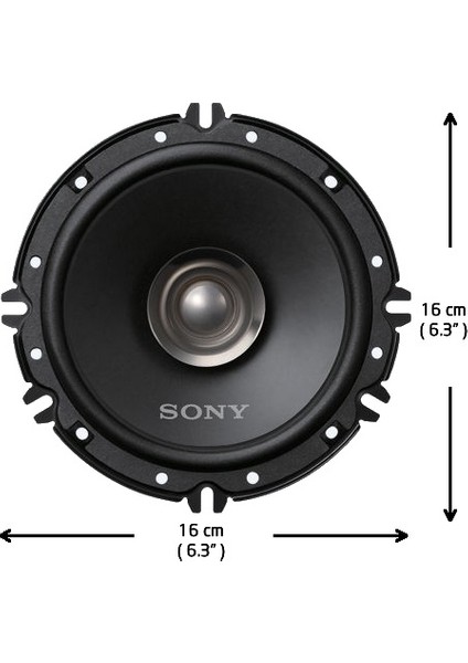 XS-FB161E 16 cm Dual Cone Hoparlör Çift 