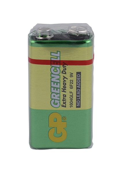 1604G Greencell 9V Manganez Pil Shrink