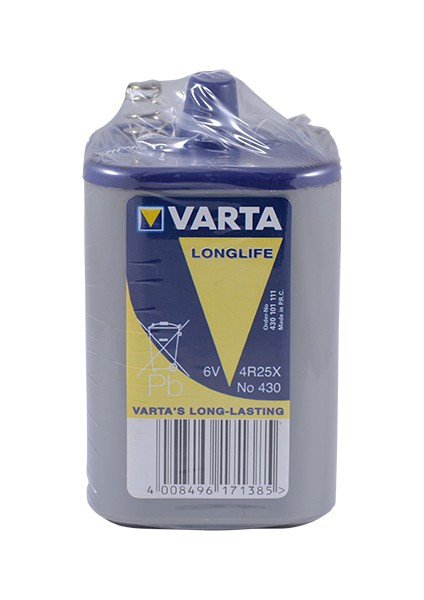 430 4R25X Yaylı Pil 6V (Katot)