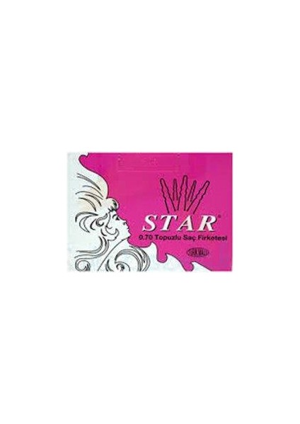 Star 0.70 Topuzlu Saç Filketesi 150 Adet