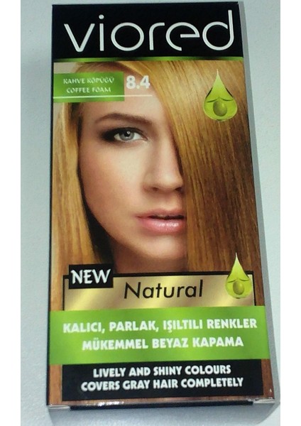 Viored Natural Saç Boyası 8.4 Kahve Köpüğü