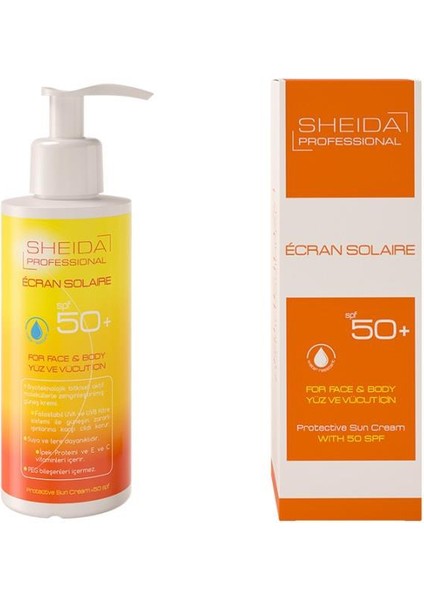 Ecran Solaire Spf 50 Güneş Koruyucu Krem 150Ml