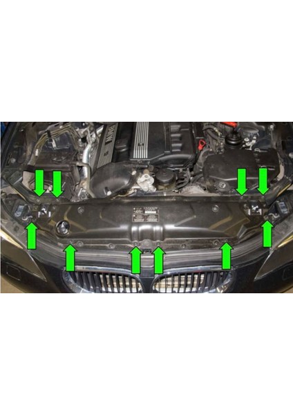 BMW 5 SERI- E60- 04/10 ÖN PANEL ÜST PARÇA (ÜST KISIM) SAC