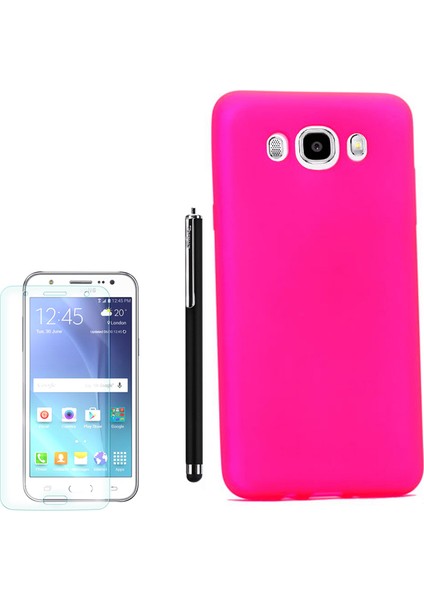 Samsung Galaxy J5 2015 Kılıf Premier Silikon Arka Kapak +Kalem + Cam