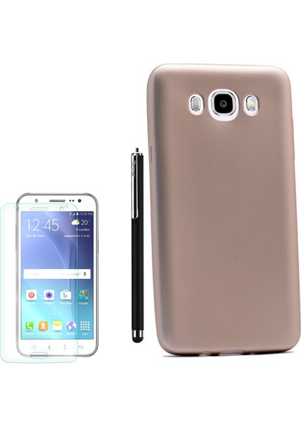 Samsung Galaxy J5 2015 Kılıf Premier Silikon Arka Kapak +Kalem + Cam