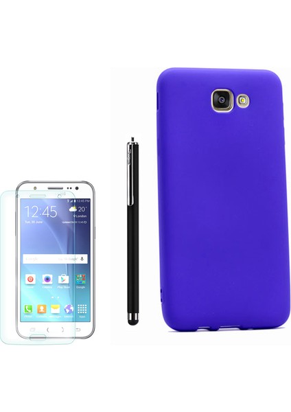 Samsung Galaxy J7 2015 Kılıf Premier Silikon Arka Kapak +Kalem + Cam
