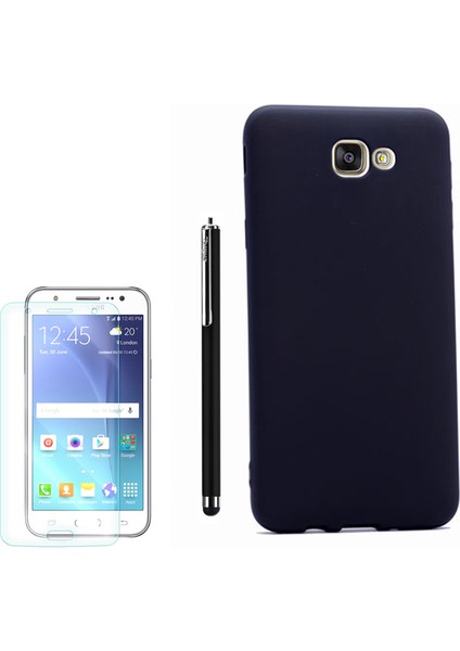 Samsung Galaxy J7 2015 Kılıf Premier Silikon Arka Kapak +Kalem + Cam