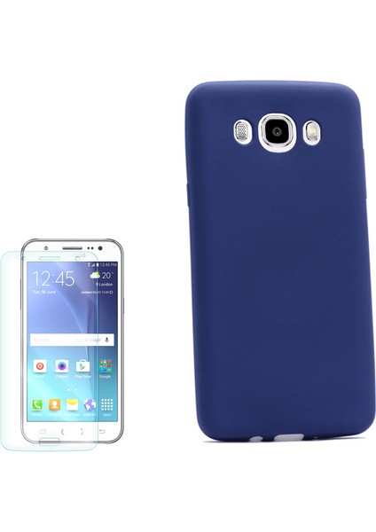 Samsung Galaxy J5 2016 Kılıf Premier Silikon Arka Kapak +Cam