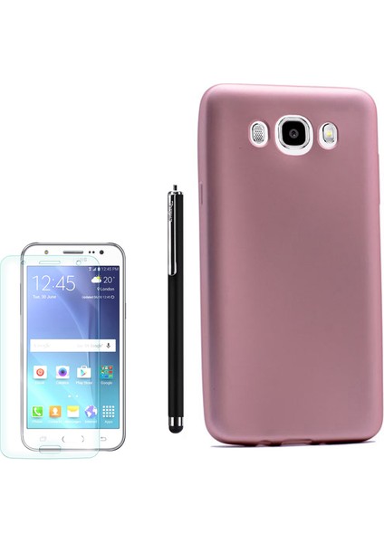 Samsung Galaxy J5 2016 Kılıf Premier Silikon Arka Kapak +Kalem +Cam