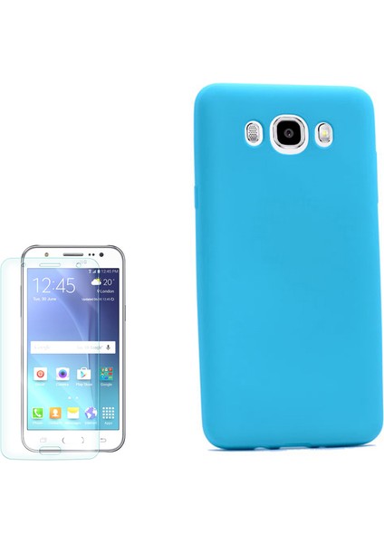 Samsung Galaxy J7 2016 Kılıf Premier Silikon Arka Kapak +Cam