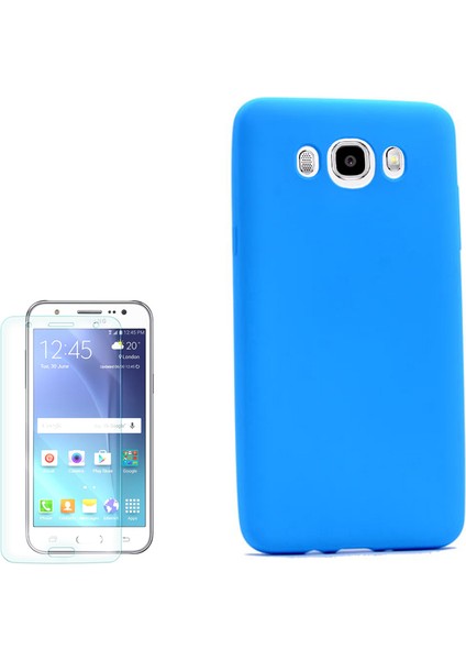Samsung Galaxy J7 2016 Kılıf Premier Silikon Arka Kapak +Cam
