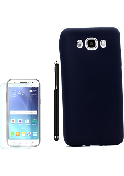 Samsung Galaxy J7 2016 Kılıf Premier Silikon Arka Kapak +Kalem +Cam