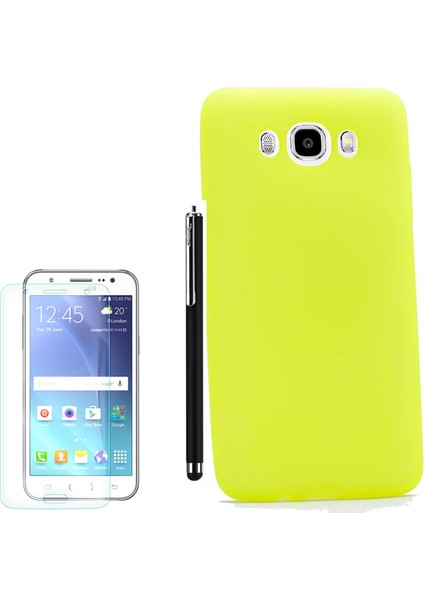 Samsung Galaxy J7 2016 Kılıf Premier Silikon Arka Kapak +Kalem +Cam
