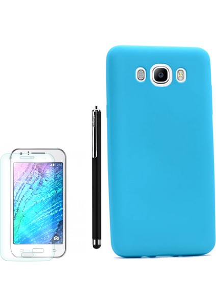 Samsung Galaxy J7 2016 Kılıf Premier Silikon Yumuşak Arka Kapak +Kalem + Cam