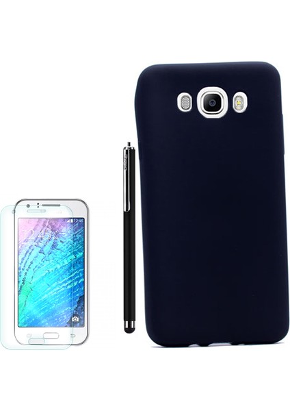 Samsung Galaxy J5 2016 Kılıf Premier Silikon Yumuşak Arka Kapak +Kalem + Cam