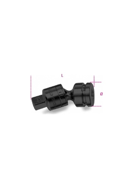 720/25 Havalı Kardan Mafsal 1/2"