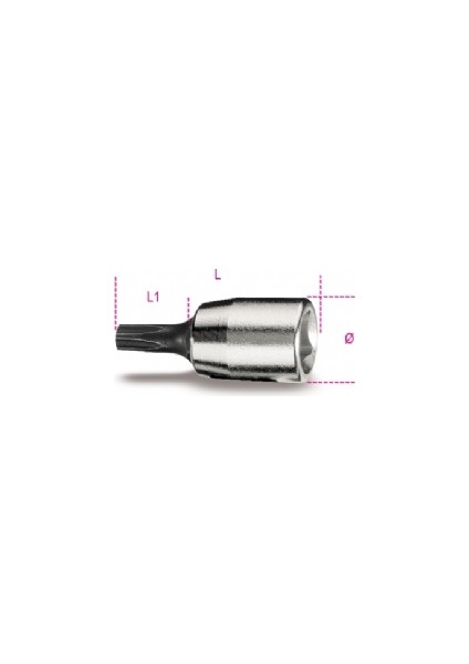 900 Pt 30 Beşköşeli Torx Lokma 1/4