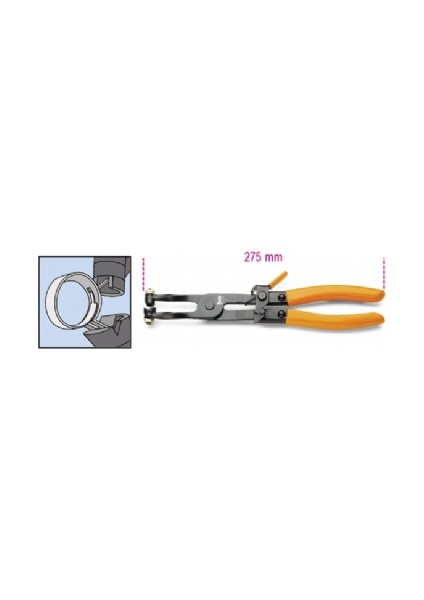 1472 Au 275 Mm Kelepçe Pensesi
