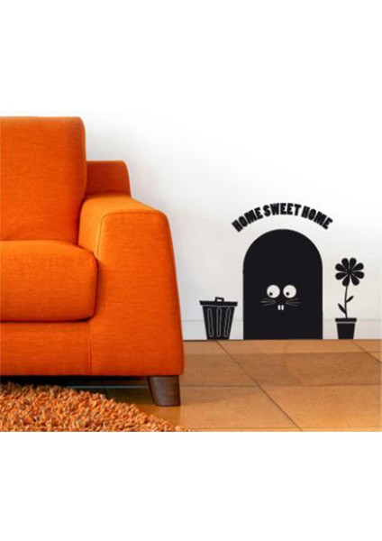 Home Sweet Home MDN-157 Duvar Sticker (Sticker Hediyeli)