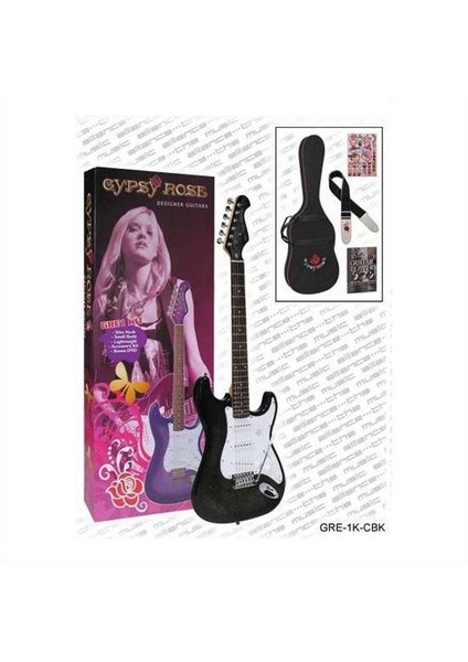Gre1Kcbk Elektro Gitar Seti (Askı/Gigbag/Sticker/Dvd)