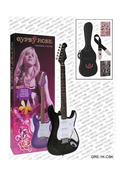 Gre1Kcbk Elektro Gitar Seti (Askı/Gigbag/Sticker/Dvd)