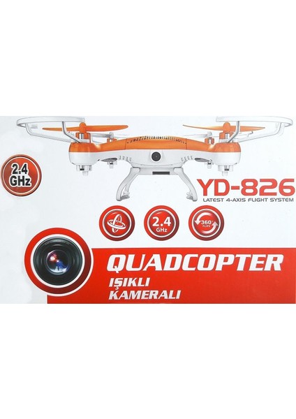 U/K Cyclone Kameralı Quadcopter