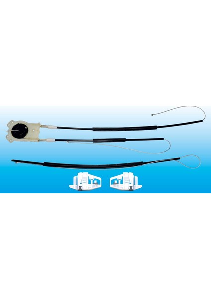 Set Cam R Ön Renault Megane 2 Sarmalı 2003-2008 4D