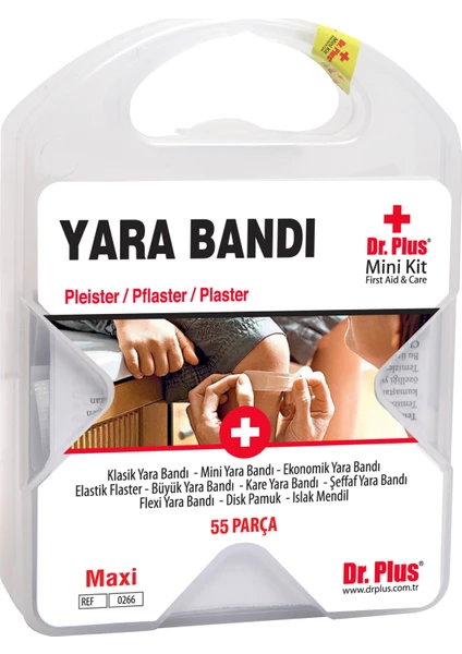 Dr Plus İlk Yardım Çantası     Yara Bandı  55 Parça    MiniKit