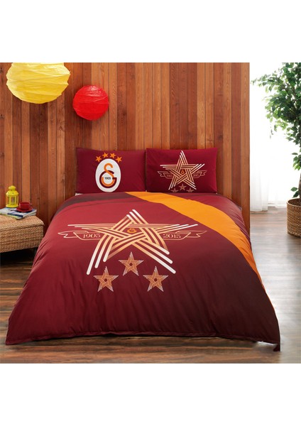 Lisanslı Galatasaray Şampiyon Çift Kişilik Nevresim Takımı