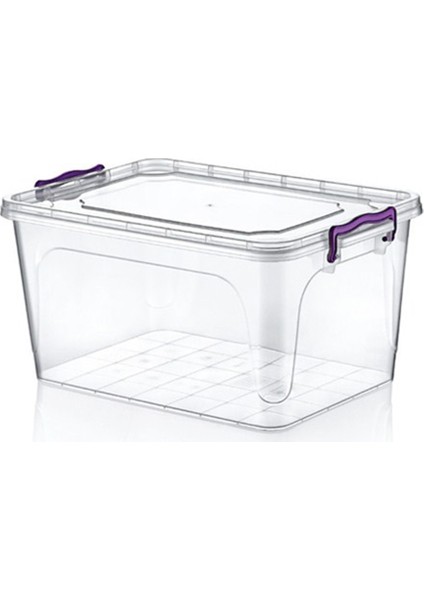 Plastik 25 Lt Diktörtgen Multi Box Saklama Kabı