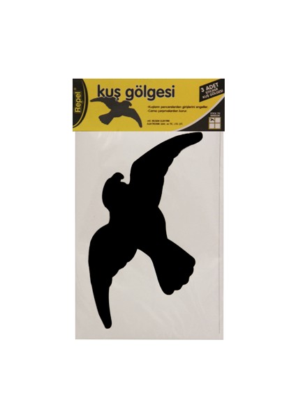 Repel  Kuş Gölgesi Sticker (3'Lü Paket)