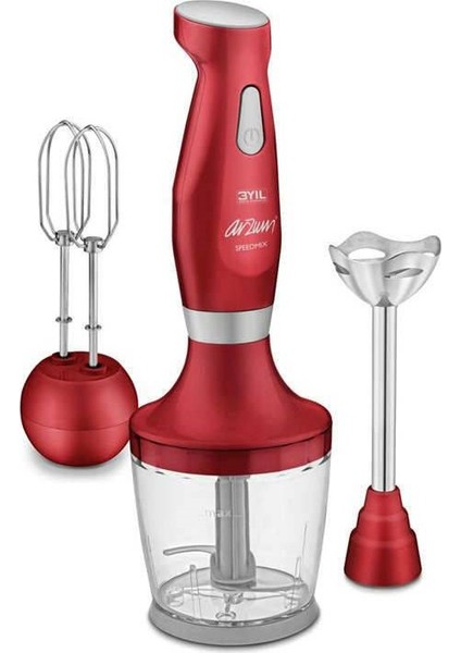 AR1013 Speedmix Kırmızı 600 W Blender Seti