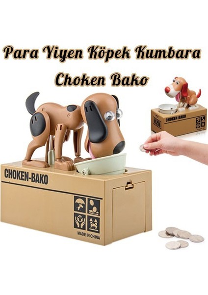 Choken Bako Para Yiyen Köpek Kumbara